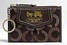 Coach Madison Dotted Mini Skinny Wallet 44439