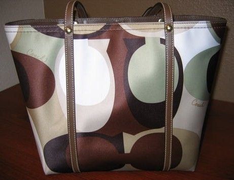 Coach Scarf Print Large Tote