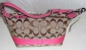 Coach Signature Stripe Purse 42617