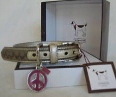 Coach Small Signature Dog Collar