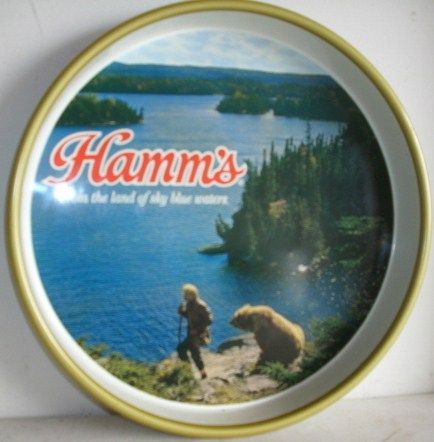 Collectible Old Hamm's Beer Serving Tray
