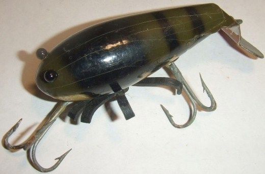 Creek Chub Crawdad Classic Vintage Wooden Fishing Lure