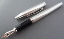 Cross Sterling Silver Century II Fountain Pen med nib Cross Sterling Silver Century II Fountain Pen med nib