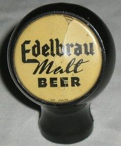Edelbrau Malt Beer Brooklyn NY Ball Style Tap Knob