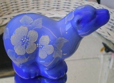 Fenton Signed Handpainted Polar Bear-Jackson