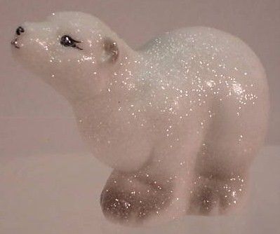 Fenton Glistening Woods Polar Bear