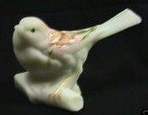 Fenton Tulip on Lotus Mist Burmese Bird on Log