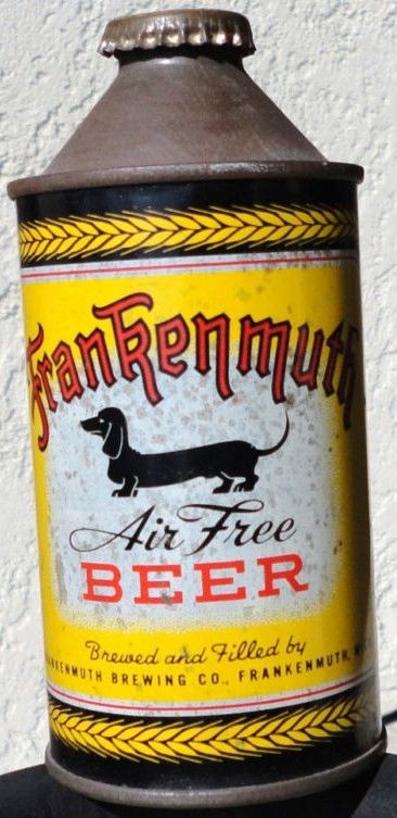 Frakenmuth Air Free Cone Top Beer Can
