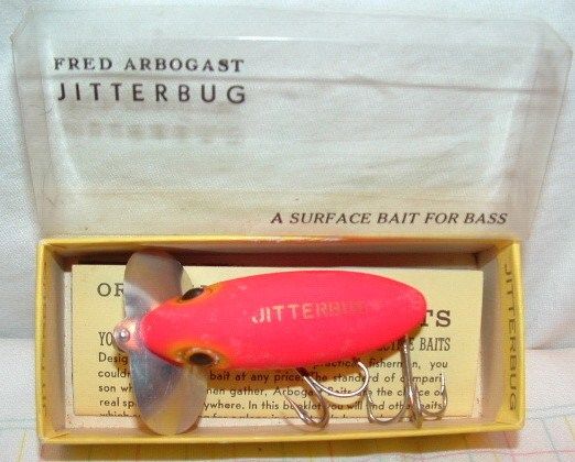 Fred Arbogast Jitterbug Rare Color w/Box NOS