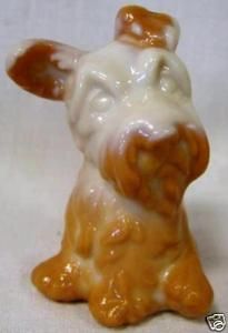 Fenton Carmel Colored Scottie Dog Figurine