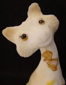 Fenton Glass Alley Cat Close Up Head