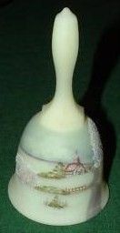 Fenton Hand Painted 1980 Art Glass Princess House Bell