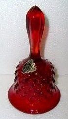 Fenton Red Ruby Hobnail Bell