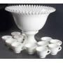 Fenton Fenton Silver Crest Punch Bowl Set
