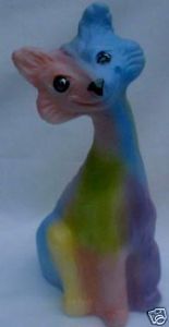 Fenton Tye Dye Alley Cat 100th Anniversary