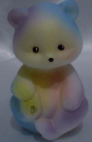 Fenton Tie Dye Bear Carolyns Collectibles