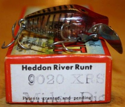 Heddon Vintage Fishing Lure Midget Digit in Box