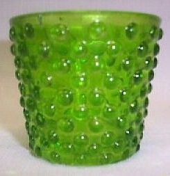 Fenton Hobnail Springtime Green Salt/Toothpic Holder