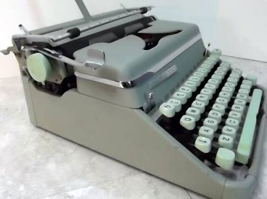 Hermes Model 2000 Typewriter Side View