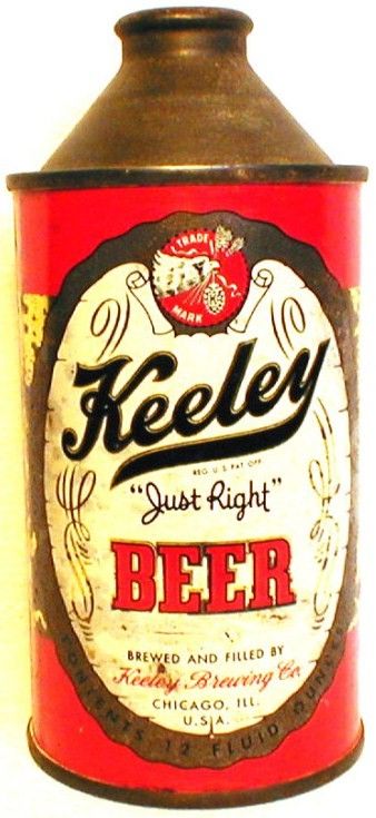 IRTP Keeley Brewing Co Cone Top Can Chicago IL