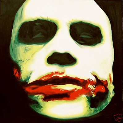Joker Heath Oil on Canvas 42 inches x 48 inches
