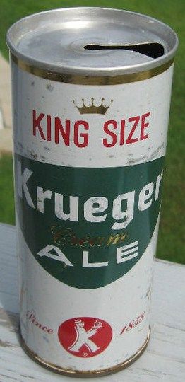 Krueger Cream Ale 16oz Zip Top Beer Can