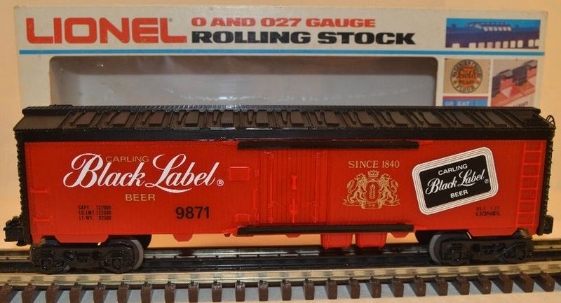 Lionel #9871 Carlings Black Label Beer Reefer w/Box
