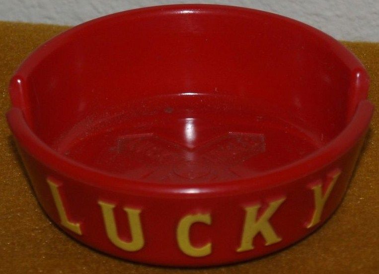 Lucky Lager Vintage Ashtray
