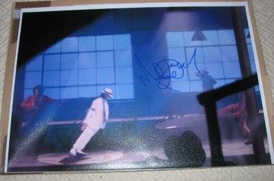 Michael jackson Smooth Criminal Autograph