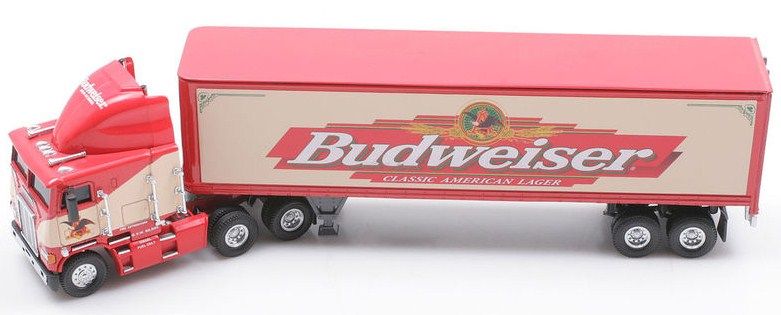 Matchbox 1:58 scale The Spirit of Budweiser Tractor Trailer