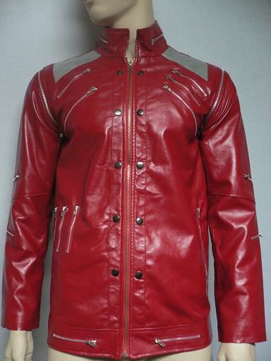 Michael Jackson Beat It Coat Red