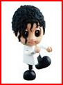 Michael Jackson Cosbaby Mini Figure Black and White