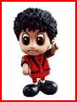 TMichael Jackson Cosbaby Mini Figure Thriller Plain