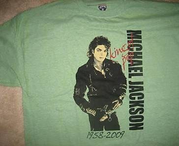 Michael Jackson T-Shirt Limited Edition Memorial Front