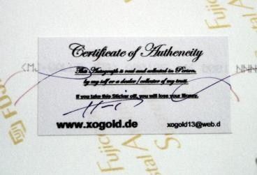 Michael Jackson COA