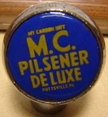 Mt Carbon Pilsener Beer Tap Knob