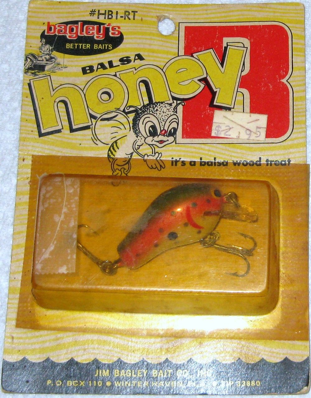 NOS Old Bagley Honey B HB1RT