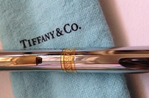 New Tiffany & Co. Sterling Silver Ruthenium T-Clip Pen New Tiffany & Co. Sterling Silver Ruthenium T-Clip Pen