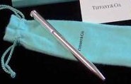 New in Box Genuine Executive Tiffany T-Clip Sterling Silver Ballpoint Pen New in Box Genuine Executive Tiffany T-Clip Sterling Silver Ballpoint Pen