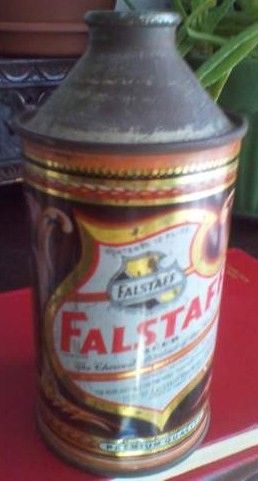 Old Falstaff Cone Top Beer Can