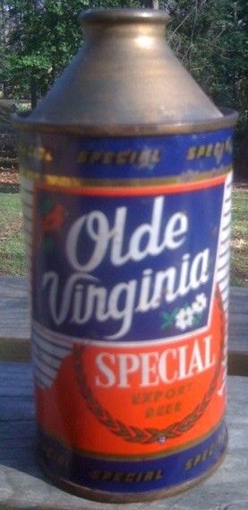 Olde Virginia Special Export Cone Top Beer Can