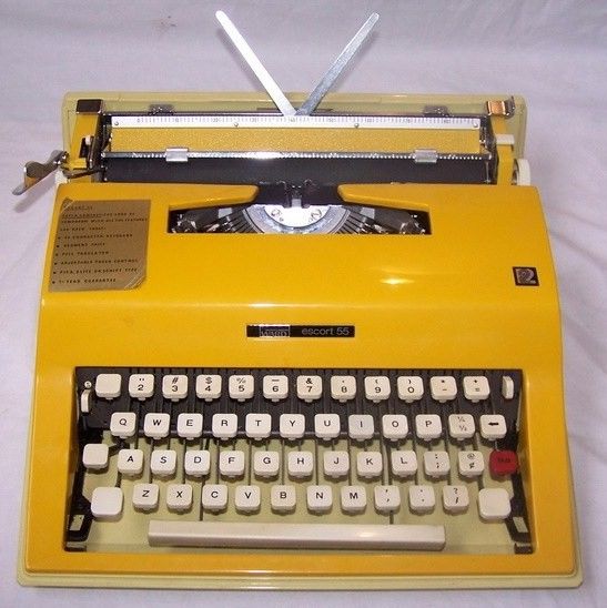 Olivetti Escort 55 Yellow