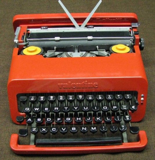 Olivetti Valentine Typewriter Sottsass Red