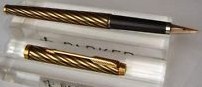 Parker 180 Gold-Black Spiral Torsade Pattern Fountain Pen Parker 180 Gold-Black Spiral Torsade Pattern Fountain Pen