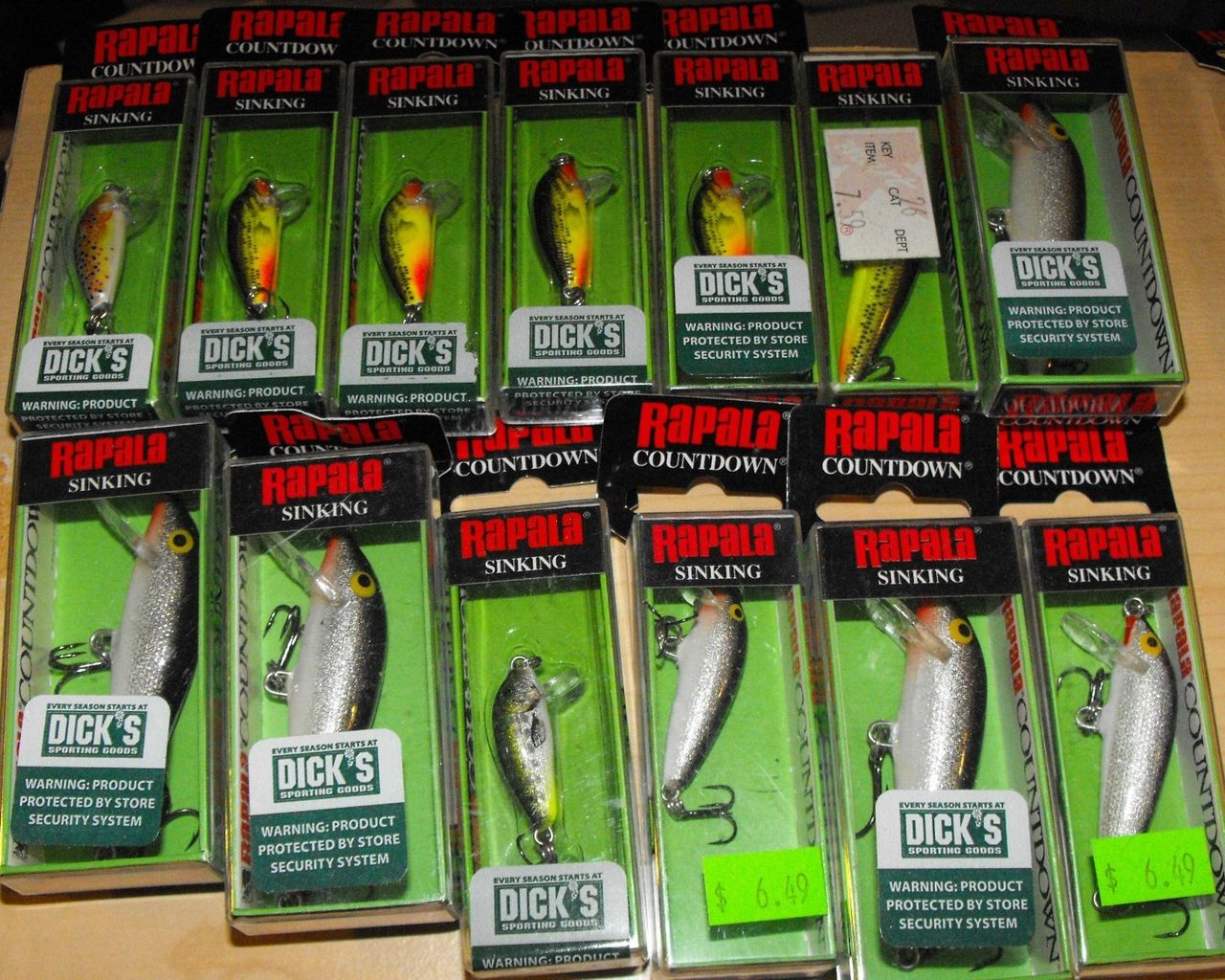 Rapala DT Lot of 12 Lures