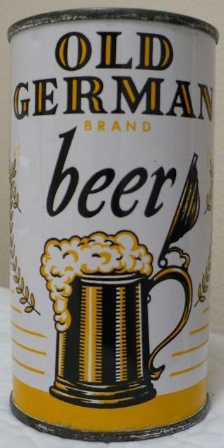 Rare Old German Brand Beer Flat Top Can