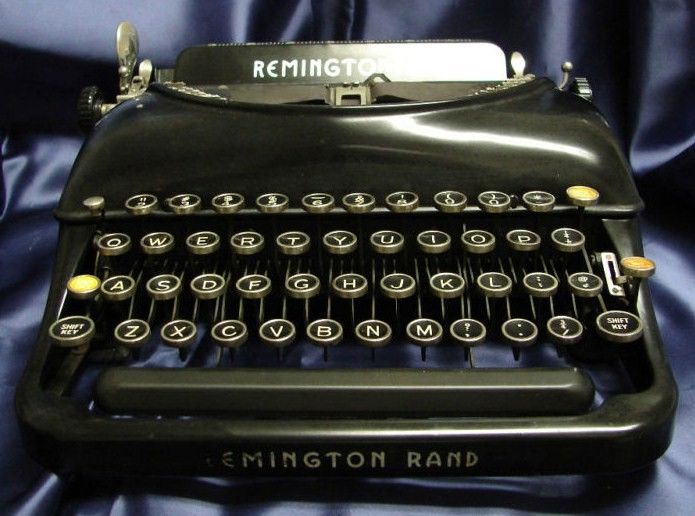 Remington Rand Model #5 Portable Typewriter
