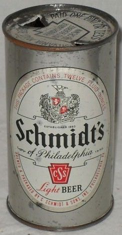 Old Schmidt's Flat Top Beer Can