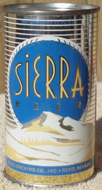 Sierra Metallic Flat Top Beer Can Reno Nevada