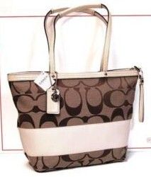 Signature Stripe Tote Bag